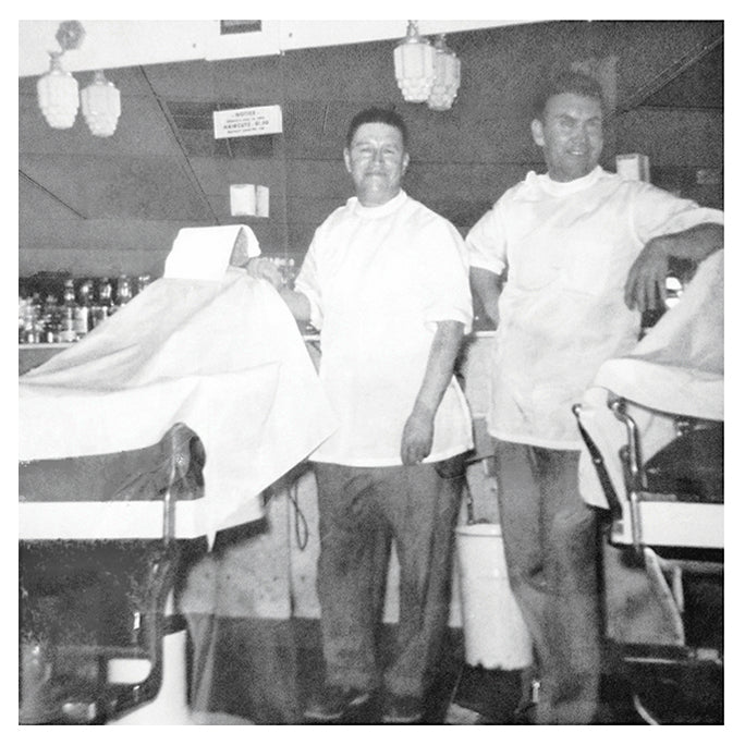 Old school classic barbershop from 1953. Traditional barbers. 